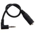 2,5 mm (hane) till 3,5 mm (hona) stereo ljudadapter