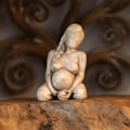 Miniatyrbild 1 av 4: Birthing Woman Skulptur Mamma föder statyn av en kvinna (ZYH) style 2