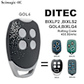 Miniatyrbild 2 av 5: Ditec Gol4 Remote Control 43392mhz Rolling Code Entrematic Zen2 Zen4 Zen2w Zen4w Gol4 Bixlg4 Bixlp2 Bixls2 Garage Door Opener  (ZYH)
