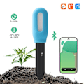 Miniatyrbild 2 av 5: Växtövervakningstestkit Blomvård Smart Plant Smart Sensor Växtdetektor Bluetooth Fuktighetsmonitor Temperatur Nivå Tuya App  (ZYH) A