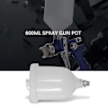 Miniatyrbild 2 av 5: Ersättningsspraypistolkopp 600 ml - Kompatibel med Devilbiss Gti / Tekna Pro Pri Flg - Ny högkvalitativ snabb leverans_Newway  (ZYH)
