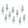 G4 Halogenpære 50W 12V Super Sterkt Wolframlys 10 stk Pakke