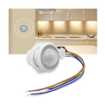 Miniatyrbild 2 av 5: 2st Rörelsesensor Ljusbrytare 110-220v Pir Sensor Smart Detektion Tidsfördröjning Justerbar Infraröd (ZYH)