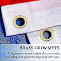 Miniatyrbild 3 av 4: Born Pretty 3x5 Historisk flagga av Eritrea Flagga Polyester Tryckt Nationell Banner För Dekor (ZYH) 60 x 90cm