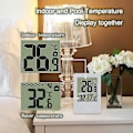 Miniatyrbild 4 av 5: Pooltermometer Digital Wifi Termometer Med Digital Pool Termometer, Lcd Display, Ipx7 Flytande Termometer För Pool  (ZYH)