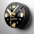 Miniatyrbild 1 av 5: Custom Coffee Time Liten Kylskåp Watch Kök Magnetisk väggklocka (DPD)