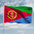 Miniatyrbild 1 av 3: Custom Eritrea Flag Banner 90x150cm  Polyester Hanging Eritrean National Flags  For Decoration  (ZYH)