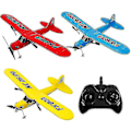 Miniatyrbild 1 av 4: Piper J-3 Cub Fx-803 Fjärrkontroll Glider Elskum Småplan Fast Wing Flygmodell Barnleksak Gul (ZYH)