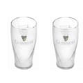 2 Viinilasia Guinness Pinttilasia