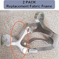 Miniatyrbild 5 av 5: 2-pack tygram för Wisp näsmask, tygramersättning för Wisp huvudbonad, Wisp CPAP-mask
