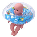 Miniatyrbild 2 av 5: Baby Spädbarn Simning Nackkrage Uppblåsbar Badskydd Cirkel för 1-18 Månader Blå