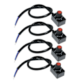 Miniatyrbild 1 av 5: DC 0/1-10V Knob LED-dimmer, lågspännings passiv dimmer PWM-dimning för 0-10V eller 1-10V dimbara elektroniska LED-drivrutiner 4 st  (ZYH) Black