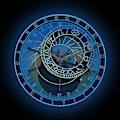 Miniatyrbild 3 av 5: Tjeckien Prag Väggklocka För Sovrum Constellation Heminredning Watch Astronomiskt tryck Klocka Astronomy Lover Gift (DPD) Metal Frame