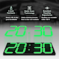 Miniatyrbild 5 av 5: Digital LED-väggklocka, överdimensionerad väggklocka med siffror, fjärrkontroll Count up/Countdown (ZYH)