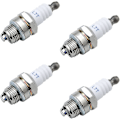 Miniatyrbild 1 av 3: 4-pack L7t tändstift universellt utbyte L7t tändstift motorsåg tändstift utbyte för gräsklippare 2-taktsmotorer  (ZYH)
