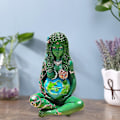 Miniatyrbild 1 av 5: Moder Jord Staty Tusenårig Gaia Mytisk statyett Gudinna Staty Hemdekoration Skrivbordsprydnad Harts Ghia Moder Staty (DPD) Mother Earth