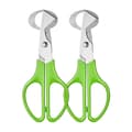 Vakteläggsax, 2-pack äggskalsseparator, vakteläggskärare, äggöppnare, köksredskap