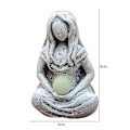 Miniatyrbild 2 av 5: Moder Jord-staty Millennial Gaia Mythic Figurine Goddess Statue Heminredning Skrivbordsdekoration Harts Ghia Moder Staty (DPD) Moon Goddess