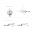 Miniatyrbild 3 av 5: 2st Rörelsesensor Ljusbrytare 110-220v Pir Sensor Smart Detektion Tidsfördröjning Justerbar Infraröd (ZYH)