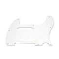 1 st TL Elektrisk Gitarr Plektrumskydd 8 Håls Metall Scratch Plate för TL Stil Gitarr Silver