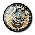 Miniatyrbild 2 av 5: Tjeckien Prag väggklocka för sovrum konstellation heminredning klocka astronomisk tryckklocka astronomi älskare gåva (DPD) No Frame