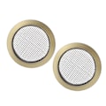 Miniatyrbild 6 av 9: 2 st ljudhålsinsatser för Dobro Resonator Screen Box Resonant Guitar Insert Speaker Grill  (ZYH)