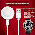 Miniatyrbild 2 av 5: Laddare för Huawei Watch Gt Gt3 / Gt2 Pro /gt Runner Watch D Ultimate Magnetic Charging Dock Base Trådlös laddningsadapter (DPD) white