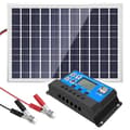 30W 12V Solpanel Batteriladdare + 40A Styrenhet för Husbil Bil Båt Hem Camping
