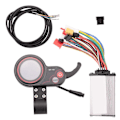 Miniatyrbild 1 av 5: 36V 500W Kontroller MR-100 LCD Display Mätare Instrumentbräda Kit för 36V 500W Kontroller