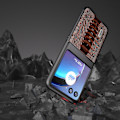 Miniatyrbild 2 av 4: Abeel Weilai-serie mobilfodral för Motorola Razr 40 Ultra (DPD) Coffee
