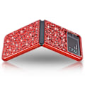 Miniatyrbild 5 av 5: För Samsung Galaxy Z Flip4 5G Glitter Sparkling Case Electroplating TPU Frame Protective Cover  (DPD) Red Samsung Galaxy Z Flip4 5G