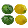 Miniatyrbild 3 av 4: Stora Konstgjorda Citroner Och Limefrukter, Realistiska Dekorativa Falska Rekvisita Frukter - Set Om 12 (zyh)