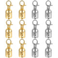 Miniatyrbild 1 av 2: 12 st Rope End Krokar Skyddsräck Rope End Krokar Rope Fastener Stanchions Krokar (DPD) As Shown 7.60X2.80X2.80CM