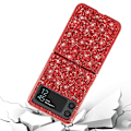Miniatyrbild 2 av 5: För Samsung Galaxy Z Flip4 5G Glitter Sparkling Case Electroplating TPU Frame Protective Cover  (DPD) Blue Samsung Galaxy Z Flip4 5G