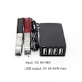 Miniatyrbild 5 av 5: DC-omvandlare 12v 24v till 5v 8a USB power Buck-regulator laddare (DPD)