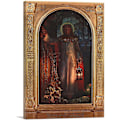 Miniatyrbild 1 av 5: The Light Of The World 1851 (St Paul's Cathedral Version) (Med printed ram) Print av William Holman Hunt 12"x16" (DPD) 16x24 in 40x59cm