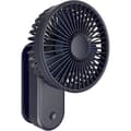 Mini klipsvifte. Magnetisk klipsvifte. Bærbar USB-vifte med tre hastigheter (blå).