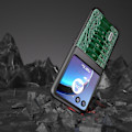 Miniatyrbild 2 av 4: Abeel Weilai-serie mobilfodral för Motorola Razr 40 Ultra (DPD) Green