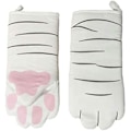 Miniatyrbild 3 av 5: 2-pack Cat's Paw Ugnshandskar Cat's Paw Ugn Långa handskar Mikrovågsugn Värmebeständiga halkfria handskar Spjälsäng (ZYH)
