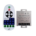 Miniatyrbild 1 av 5: Dimmer Remote Big Power 360W Led Box Controller för enfärgad LED Strip Light DC12-24V Dimmer 23Key IR Remote Kit (ZYH) white  silver