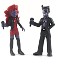 Miniatyrbild 2 av 5: 8 st/set Friday Night Funkin Figur Modell Dockleksak Bordsdekor Ornament (ZYH)