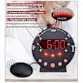 Miniatyrbild 5 av 5: Extra Loud Vibrating Alarm Clock With Bed Shaker For Heavy Sleepers Bedroom-xdd  (DPD)