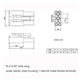 Miniatyrbild 4 av 5: 600ma 6.4v USB laddarkabel El4.5-3p Plug P-to-r För Rc Bil Lastbil Speed ​​Boat Jy (DPD)