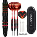 3-pack Stålspets Dartset Professionella Dart 22g (Röd)
