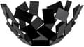 Fruktskål, 18/10 Rostfritt Stål, Svart, 27,3 x 12,7 x 27,3 cm