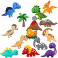 Filtpysselset, Dinosaurie Filt Sömnadsset Pysselset för Barn, Barn