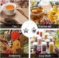 Miniatyrbilde 5 av 5: Te-blad Infuser, 304 Rustfritt Stål Te Sil Te Infuser Mesh Te Kule Filter med Kjedekrok (2 STK)