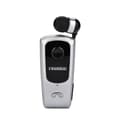 Sport Trådlöst Bluetooth 5.1 Headset Öronpropp Inbyggd Handsfree Enkelsidig Hörlur med Mikrofon (silver)