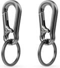 2 kpl Avaimenperä, Avaimenperäklipsi, Karabiner-avaimenperä, Metallinen avaimenperä