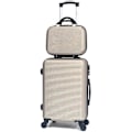 Pikkukuva 1 / 4: CELIMS RANSKA - 55x35x25 Easyjet käsimatkatavara matkalaukku Vanity Week-End | 55 cm käsimatkatavara | ABS matkalaukku | Integroitu lukko | Kupari Champagne